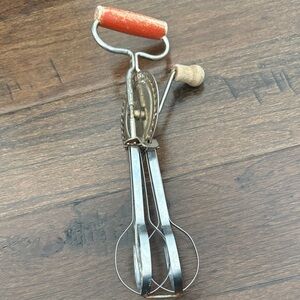 Vintage Burlington Hand Beater Farmhouse Decor